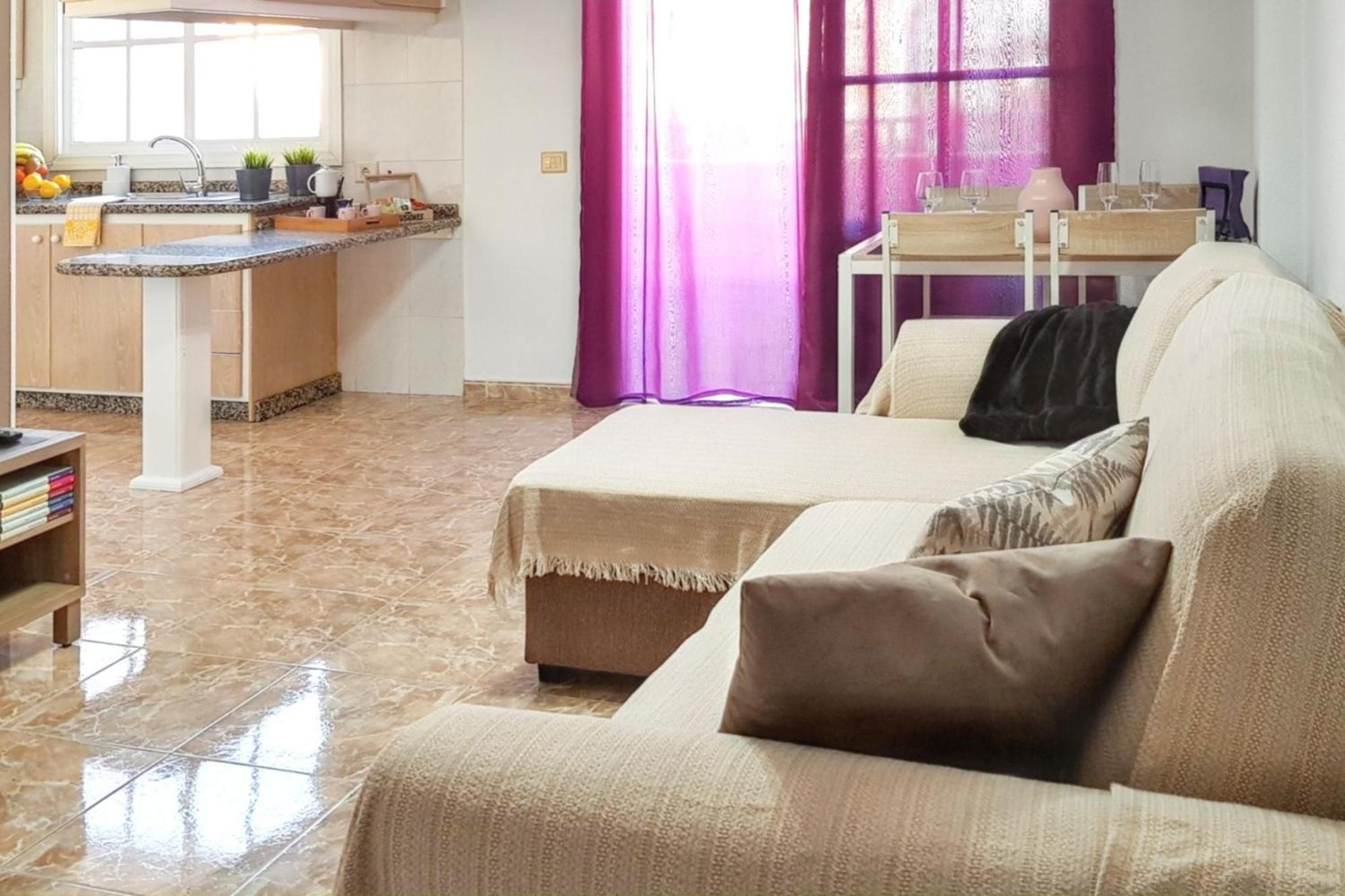 Bright Apartment In Puerto De Santiago 65 M² Terrace Exterior foto